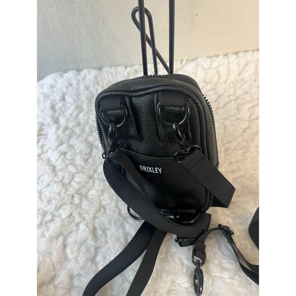 Brixley Leather Midnight Crossbody Bag Small - Picture 6 of 9